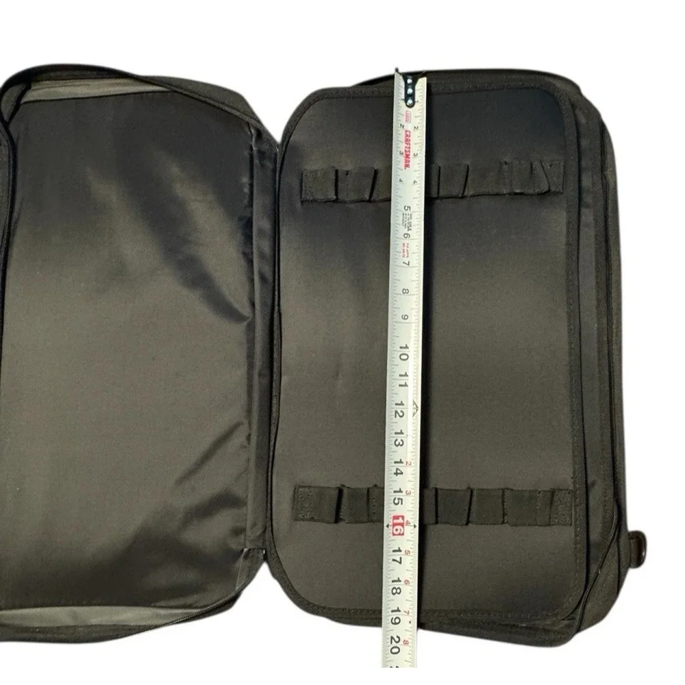 Victorinox PCI 28 Slots Knife Kitchen Tool Case Bag + Shoulder Strap Black Nylon